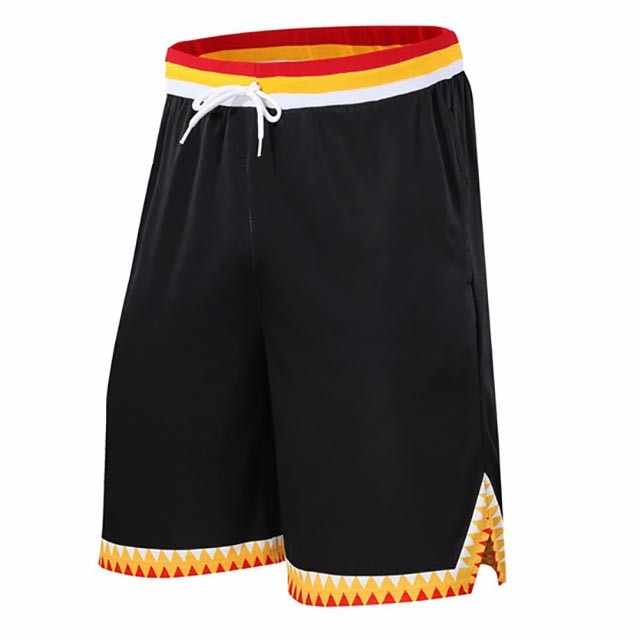 Men Basketball Shorts Workout Short Breathable Sweat Sport Black Shorts